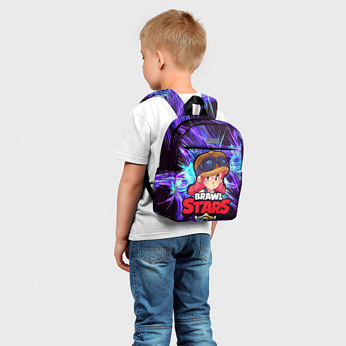 Детский рюкзак Brawl Stars - Jessie / 3D-принт – фото 5