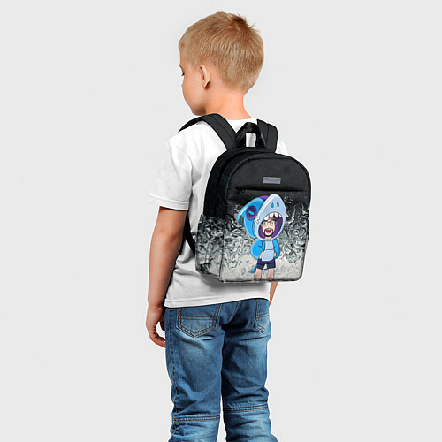 Детский рюкзак Леон акула / 3D-принт – фото 5