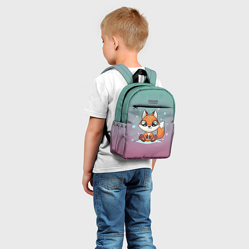 Детский рюкзак Милый лисенок / 3D-принт – фото 5