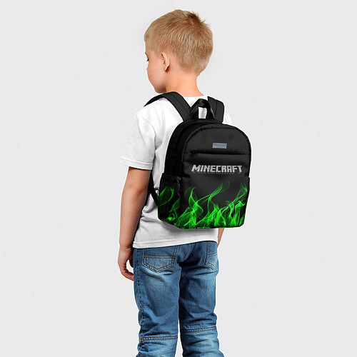 Детский рюкзак MINECRAFT FIRE / 3D-принт – фото 5
