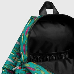 Детский рюкзак Рыбацкие блесна, цвет: 3D-принт — фото 2