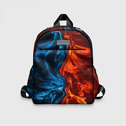 Детский рюкзак Огонь и вода, цвет: 3D-принт