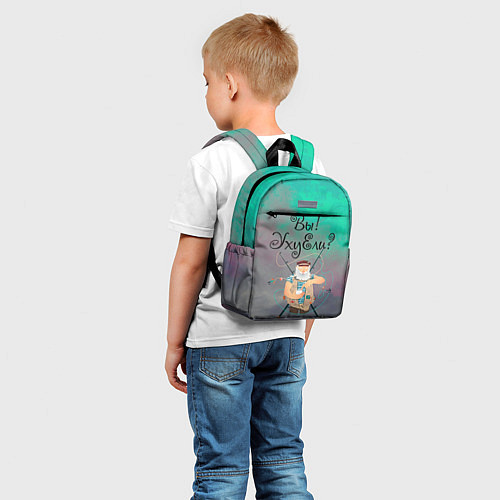Детский рюкзак Рыбак / 3D-принт – фото 5