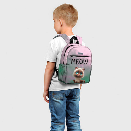 Детский рюкзак Кошечка / 3D-принт – фото 5