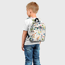 Детский рюкзак Цветочный орнамент, цвет: 3D-принт — фото 2