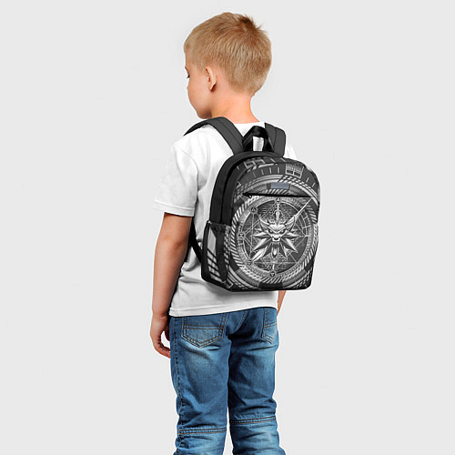 Детский рюкзак Ведьмак / 3D-принт – фото 5
