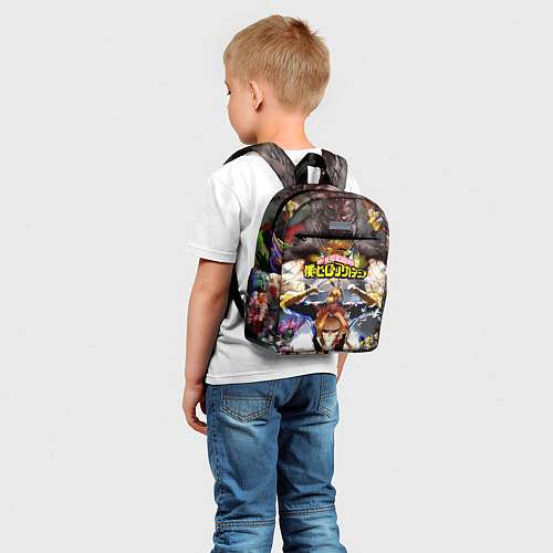 Детский рюкзак MY HERO ACADEMIA коллаж из героев / 3D-принт – фото 5