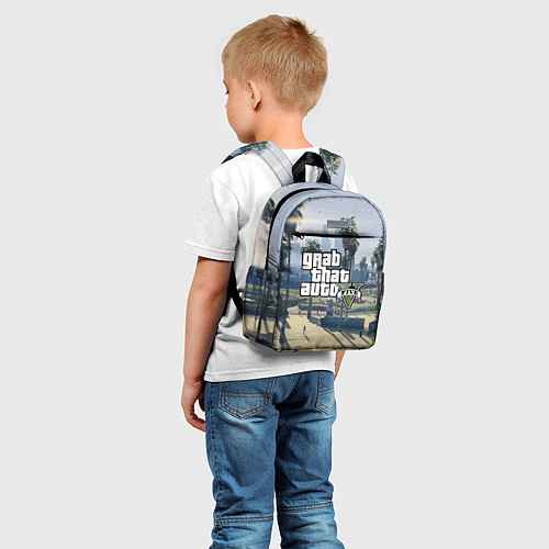 Детский рюкзак GRAND THEFT AUTO 5 / 3D-принт – фото 5