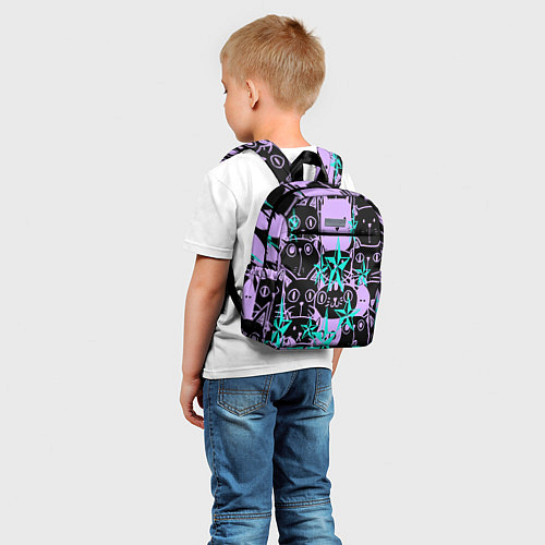 Детский рюкзак КИСЫ / 3D-принт – фото 5