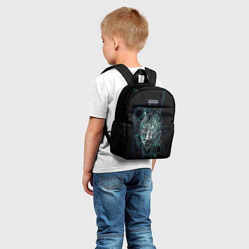 Детский рюкзак ВОЛК / 3D-принт – фото 5