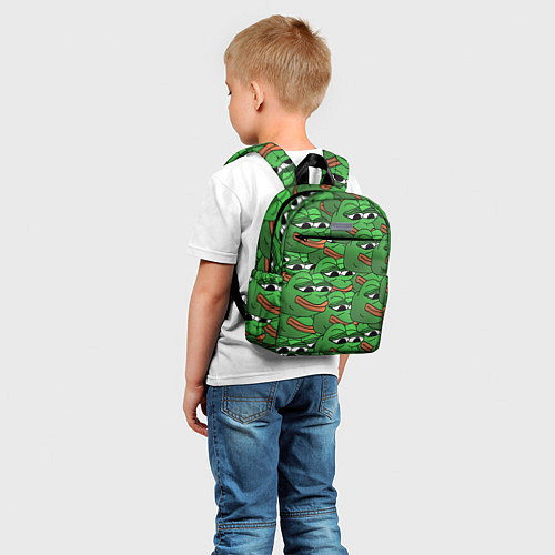 Детский рюкзак Pepe The Frog / 3D-принт – фото 5