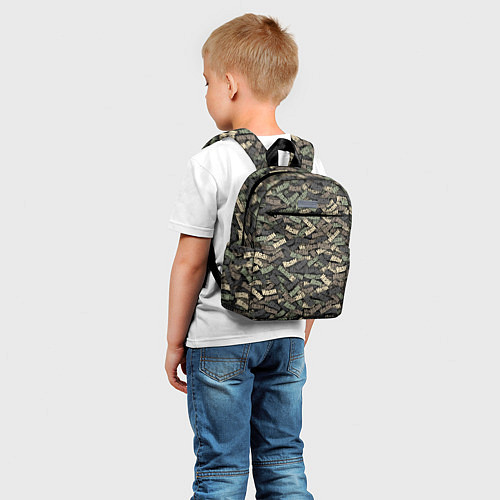 Детский рюкзак Именной камуфляж Иван / 3D-принт – фото 5