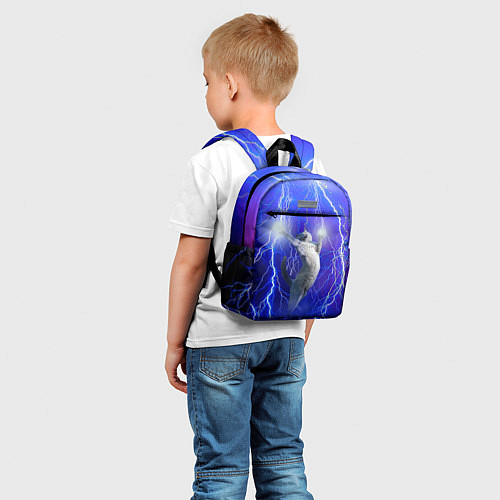 Детский рюкзак Грозовой кошак / 3D-принт – фото 5