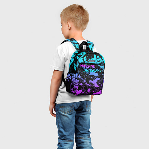Детский рюкзак Imagine Dragons / 3D-принт – фото 5