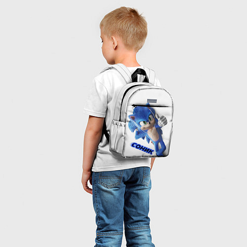 Детский рюкзак SONIC / 3D-принт – фото 5