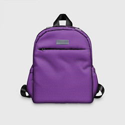 Детский рюкзак Фиолетовая волна, цвет: 3D-принт