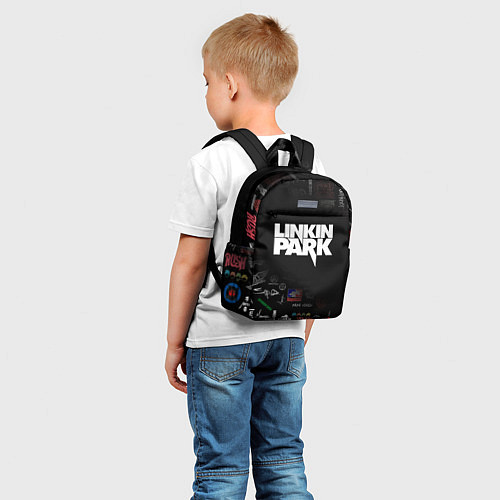 Детский рюкзак LINKIN PARK / 3D-принт – фото 5