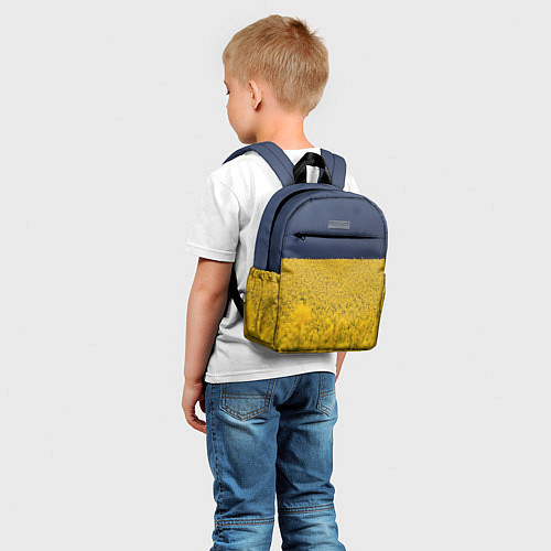 Детский рюкзак Рапсовое поле / 3D-принт – фото 5