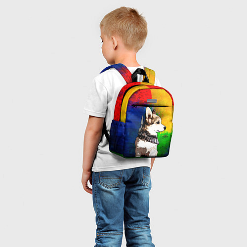 Детский рюкзак Корги / 3D-принт – фото 5