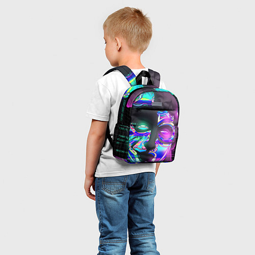 Детский рюкзак Chrome Effect / 3D-принт – фото 5