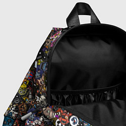 Детский рюкзак FNaF стикербомбинг, цвет: 3D-принт — фото 2