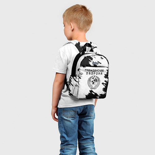 Детский рюкзак Гражданская оборона / 3D-принт – фото 5