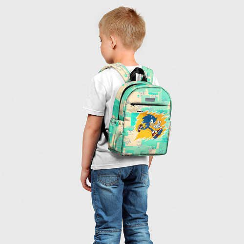 Детский рюкзак Sonik / 3D-принт – фото 5