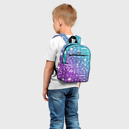 Детский рюкзак Minecraft pattern / 3D-принт – фото 5