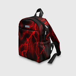 Детский рюкзак МОЛНИЯ RED NEON, цвет: 3D-принт — фото 2