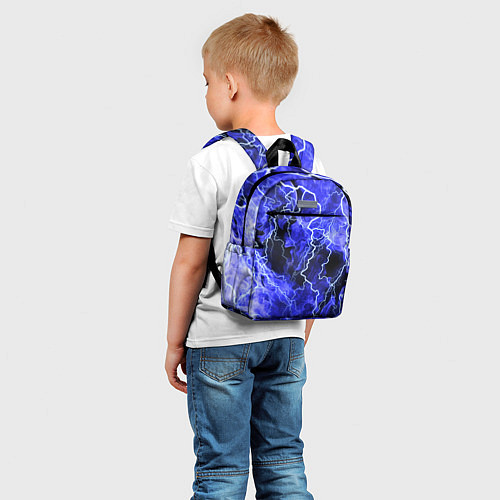 Детский рюкзак МОЛНИЯ BLUE / 3D-принт – фото 5