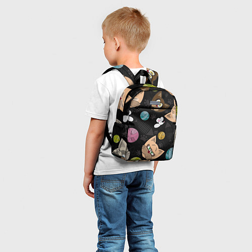 Детский рюкзак Злой кот / 3D-принт – фото 5