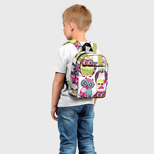 Детский рюкзак Мудрые совы / 3D-принт – фото 5