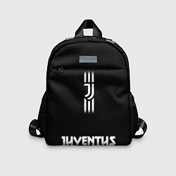 Детский рюкзак JUVENTUS BLACK WHITE, цвет: 3D-принт