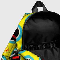 Детский рюкзак PUBG YELLOW, цвет: 3D-принт — фото 2