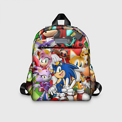 Детский рюкзак Sonic ПЕРСОНАЖИ, цвет: 3D-принт