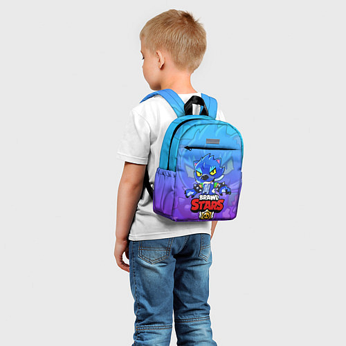 Детский рюкзак Brawl Stars LEON оборотень / 3D-принт – фото 5