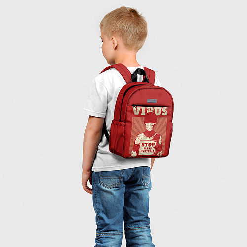 Детский рюкзак Virus Outbreak / 3D-принт – фото 5
