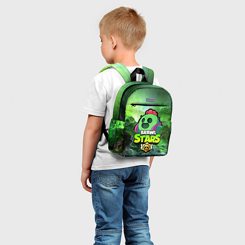 Детский рюкзак BRAWL STARS SPIKE / 3D-принт – фото 5