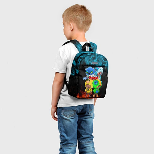 Детский рюкзак Brawl Stars Leon Quattro / 3D-принт – фото 5