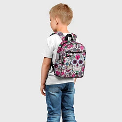 Детский рюкзак Весёлые черепа, цвет: 3D-принт — фото 2