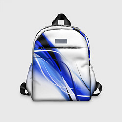 Детский рюкзак GEOMETRY STRIPES BLUE, цвет: 3D-принт