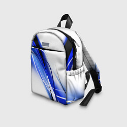 Детский рюкзак GEOMETRY STRIPES BLUE, цвет: 3D-принт — фото 2