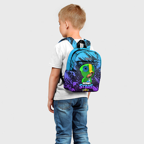 Детский рюкзак Brawl Stars LEON / 3D-принт – фото 5