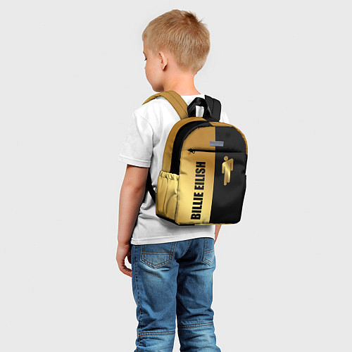 Детский рюкзак Billie Eilish Gold / 3D-принт – фото 5