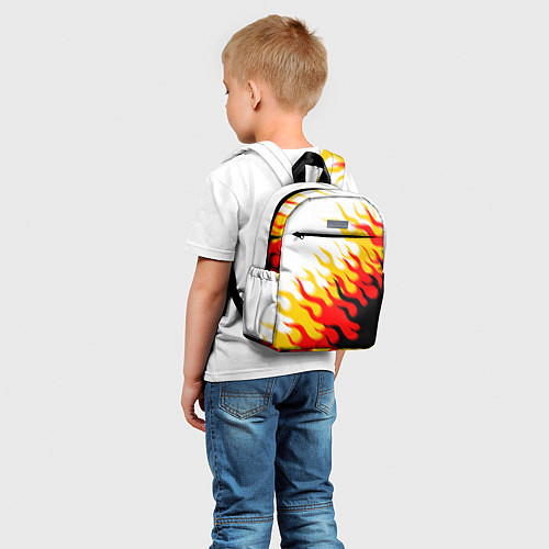 Детский рюкзак ОГОНЬ / 3D-принт – фото 5