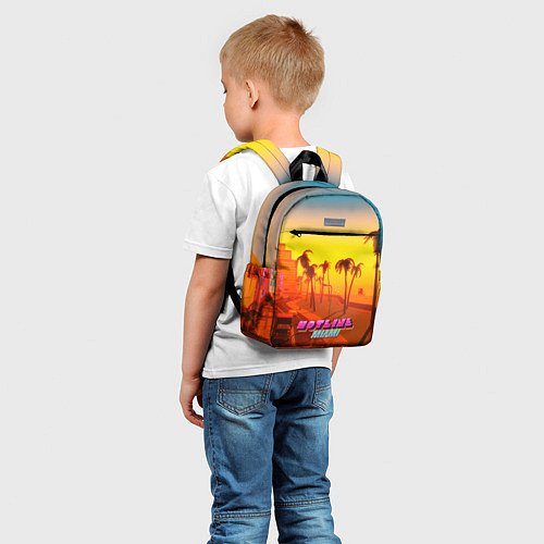 Детский рюкзак HOTLINE MIAMI / 3D-принт – фото 5