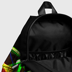 Детский рюкзак АБСТРАКТНЫЕ ЛУЧИ, цвет: 3D-принт — фото 2