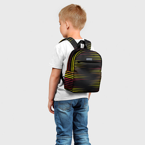 Детский рюкзак HORIZONTAL GEOMETRY / 3D-принт – фото 5