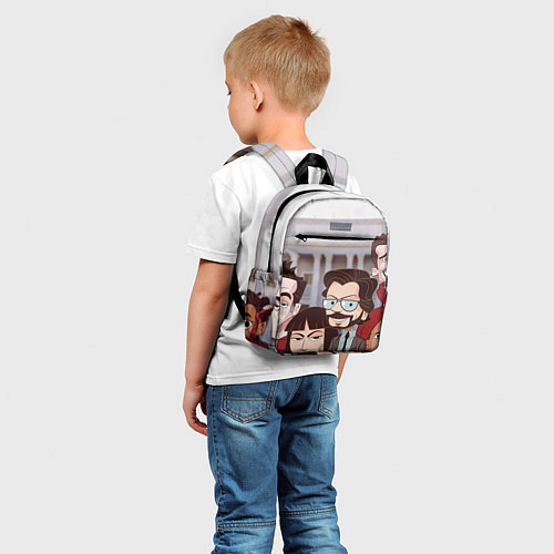 Детский рюкзак La Casa de Papel Z / 3D-принт – фото 5