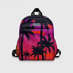 Детский рюкзак Тропический пляж, цвет: 3D-принт